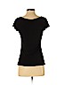 BCBGMAXAZRIA Black Short Sleeve Top Size S - photo 2