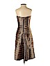 BCBGMAXAZRIA 100% Polyester Tan Cocktail Dress Size 2 - photo 2