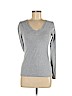 Zenana Outfitters 100% Cotton Gray Long Sleeve T-Shirt Size M - photo 1