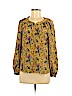 Madewell 100% Polyester Yellow Long Sleeve Blouse Size XS - photo 1