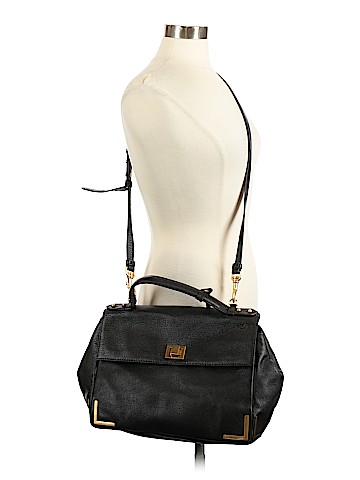 Badgley Mischka Leather Satchel (view 2)