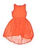 Iz Byer 100% Polyester Orange Dress Size 12 - photo 2