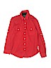 Assorted Brands Red Long Sleeve Button-Down Shirt Size M (kids) - photo 1