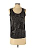 Romeo & Juliet Couture 100% Polyester Black Sleeveless Blouse Size S - photo 1