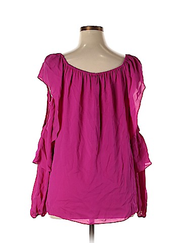 Kobi Halperin Short Sleeve Silk Top (view 2)