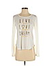No Boundaries Ivory Long Sleeve Top Size 3 - 5 - photo 1