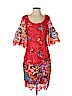 Belle Badgley Mischka 100% Polyester Red Casual Dress Size 4 - photo 1