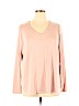 Ava & Viv Pink Pullover Sweater Size 1X - photo 1