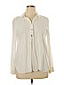 Ann Taylor LOFT 100% Viscose Ivory Long Sleeve Blouse Size XL - photo 1
