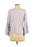 Vince Camuto Blue Long Sleeve Blouse Size S - photo 2
