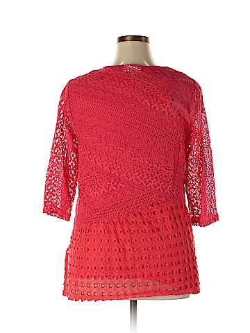 JM Collection Long Sleeve Top (view 2)