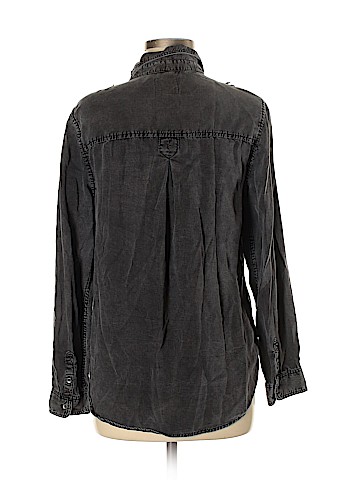 American Eagle Outfitters Long Sleeve Button-Down Shirt (view 2)