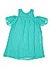 Wonder Nation 100% Polyester Solid Blue Dress Size 10 - 12 - photo 2