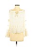 American Rag Cie 100% Nylon Ivory Long Sleeve Top Size S - photo 1