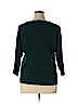 New York & Company 100% Acrylic Green Long Sleeve Top Size XL - photo 2