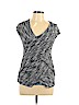 Bailey 44 Black Short Sleeve Top Size L - photo 1