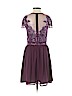 Francesca's 100% Polyester Purple Cocktail Dress Size XS - photo 2