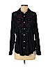 A Common Thread 100% Polyester Blue Long Sleeve Blouse Size S - photo 1