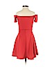 Charlotte Russe Red Casual Dress Size S - photo 2