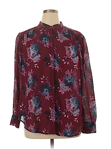 Faded Glory Long Sleeve Blouse (view 1)