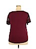 Assorted Brands Burgundy Short Sleeve Top Size 3X - photo 2