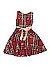 Rare Editions 100% Polyester Checkered-gingham Red Special Occasion Dress Size 8 - photo 2