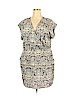 Assorted Brands 100% Polyester Gray Casual Dress Size 2X - photo 1