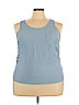 Forever 21 100% Rayon Blue Sleeveless Blouse Size 3X - photo 1