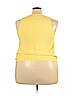 Forever 21 100% Rayon Yellow Sleeveless Blouse Size 3X - photo 2