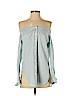 W by Worth 100% Cotton Blue Long Sleeve Blouse Size P (petite) - photo 1