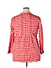 Woman Within 100% Cotton Red Long Sleeve Button-Down Shirt Size 18 (L) - photo 2