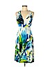 Roberto Cavalli 100% Silk Blue Casual Dress Size EU (IT) 44 / US 8 - photo 1