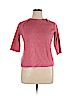 Willow Bay 100% Cotton Red Short Sleeve Top Size 14 - 16 - photo 1