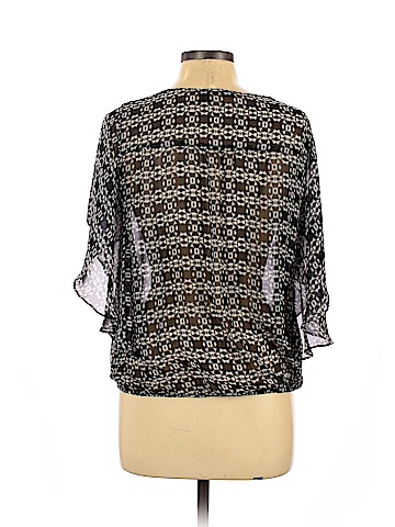 a.n.a. A New Approach Short Sleeve Blouse (view 2)