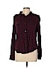 Mudd 100% Rayon Burgundy Long Sleeve Button-Down Shirt Size L - photo 1