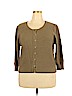 Assorted Brands 100% Cotton Green Cardigan Size 2X - photo 1