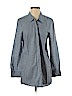 Joie Blue Long Sleeve Button-Down Shirt Size M - photo 1