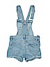 H&M 100% Cotton Blue Overall Shorts Size 8 - 9 - photo 2