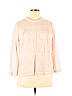 Point Sur 100% Modal Pink Long Sleeve Blouse Size 14 - photo 1