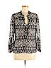 No Boundaries 100% Polyester Black Long Sleeve Blouse Size M - photo 1