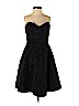 Leona by Lauren Leonard 100% Wool Black Cocktail Dress Size 4 - photo 1