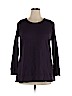 Style&Co Purple Long Sleeve Top Size 1X - photo 1