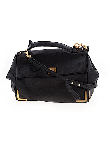 Badgley Mischka Leather Satchel (view 1)