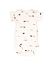 Carter's 100% Cotton Print White Short Sleeve Onesie Size Newborn - photo 1