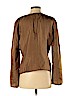 DKNY 100% Silk Brown Silk Blazer Size 4 - photo 2