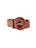 Unbranded 100% Leather Solid Brown Leather Belt Size S - photo 1