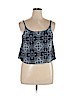 Stoosh 100% Rayon Blue Sleeveless Blouse Size XL - photo 1