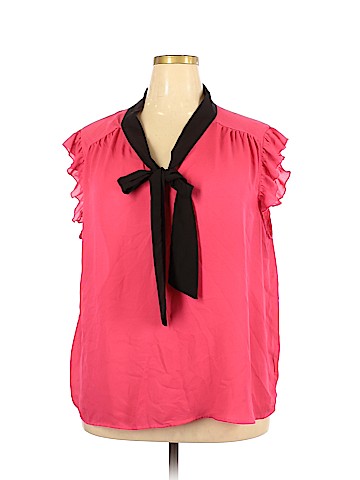 Ups & Down Short Sleeve Blouse (view 1)