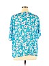 Torrid 100% Polyester Blue Short Sleeve Blouse Size 1X Plus (1) - photo 2