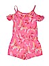 The Children's Place Floral Pink Romper Size 5 - 6 - photo 1